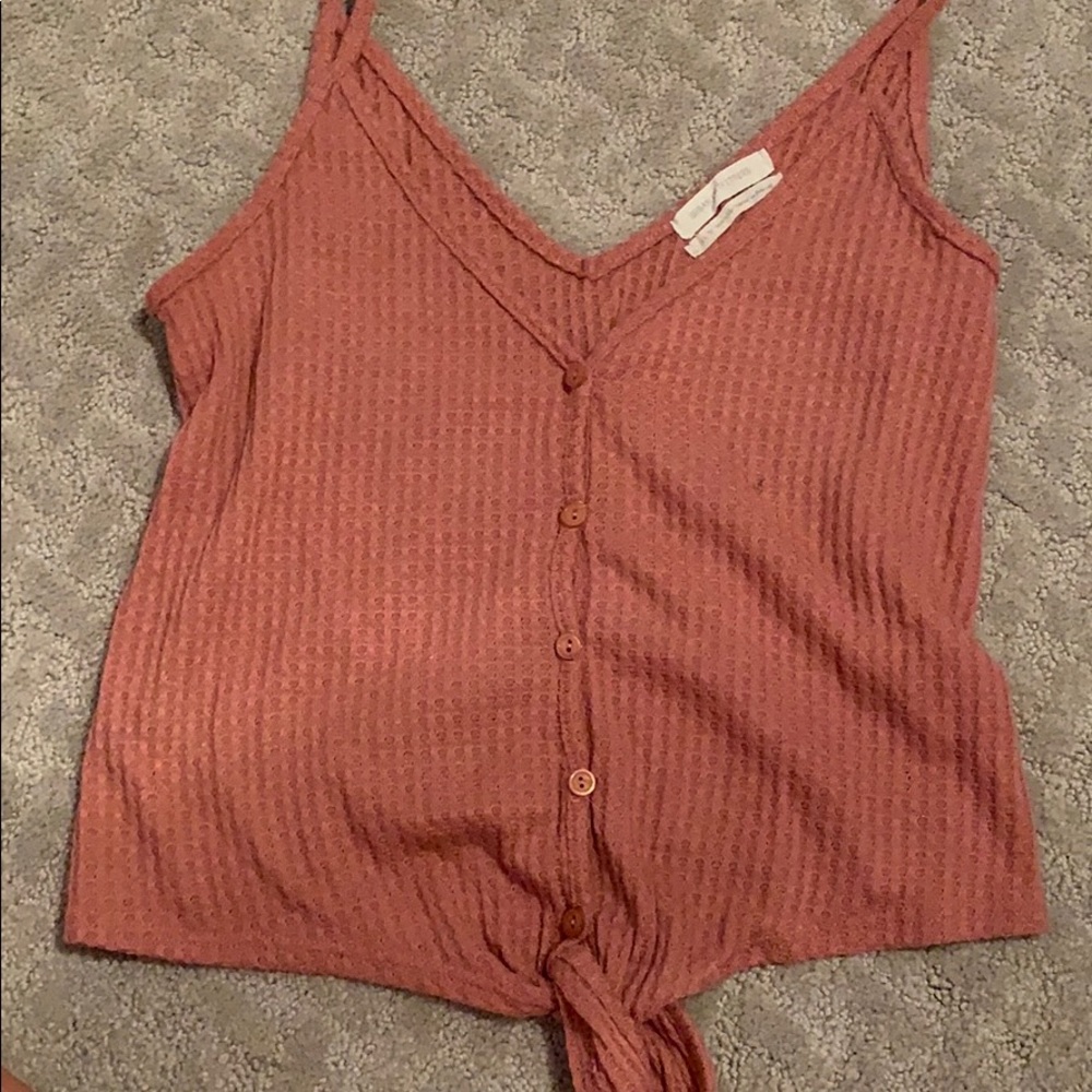 Urban outfitters knotted tank